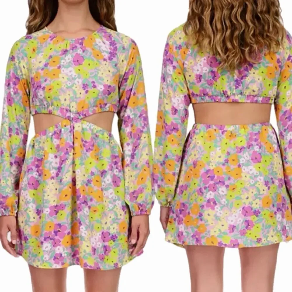Sanctuary Women's Long-Sleeve Cut-Out Dress